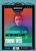 Concierto de María Yfeu en Siroco