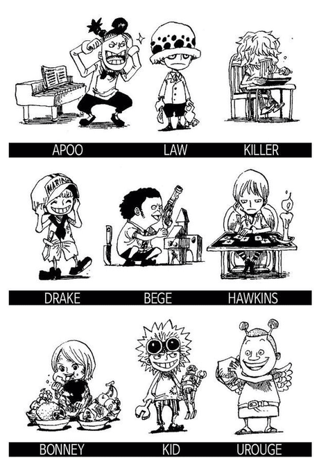 Autor de ''One Piece'', recrea ilustraciones de sus personajes como niños