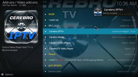 Cómo Descargar y Instalar Cerebro IPTV Kodi Addon (2020)