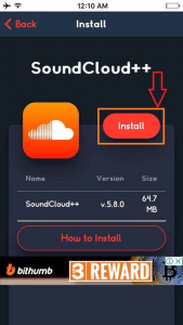 Descargar SoundCloud ++ para iOS | Instale SoundCloud IPA en iPhone / iPad