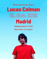 Concierto de Lucas Colman en Independance Live