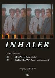 Conciertos de Inhaler en Madrid y en Barcelona