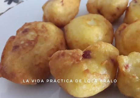 BUÑUELOS DE QUESO Y JAMÓN BUÑUELOS DE QUESO Y JAMÓN