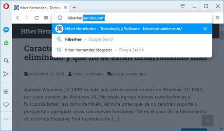 Opera 65: Bloqueador de seguimiento mejorado y barra de direcciones rediseñada Opera 65: Bloqueador de seguimiento mejorado y barra de direcciones rediseñada