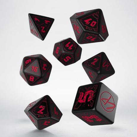 Cyberpunk Red RPG Dice Set de Q-Workshop a la venta Cyberpunk Red RPG Dice Set de Q-Workshop a la venta