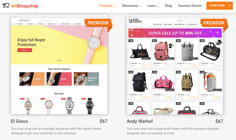 AliDropship Review: alternativa #1 a Shopify? Revisión de AliDropship: ¿Hay algún tema para las tiendas AliDropship?