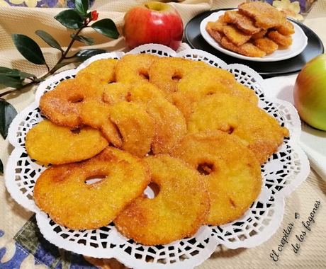 FRITOS DE MANZANA Y CALABAZA ASADA