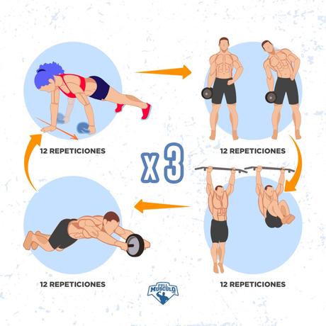 Uno de los objetivos más comunes que nos encontramos en l... Circuito de abdominales