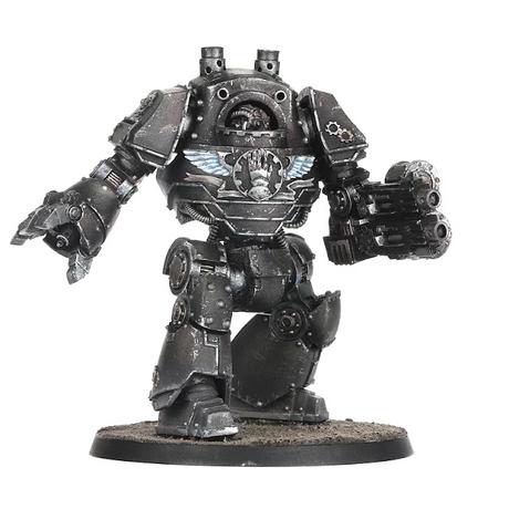 Deredeo con nuevo armamento y Contemptor de los Manos de Hierro en FW