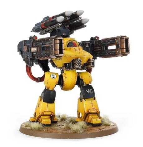 Deredeo con nuevo armamento y Contemptor de los Manos de Hierro en FW