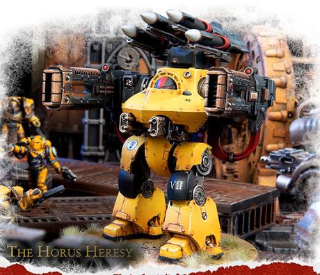 Deredeo con nuevo armamento y Contemptor de los Manos de Hierro en FW