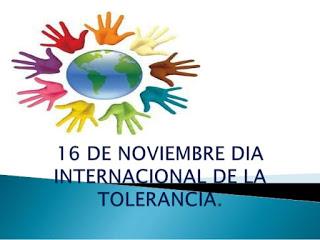 Día Internacional de la Tolerancia, 16 de noviembre de 2019