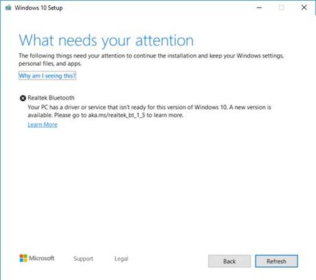 Los controladores Realtek Bluetooth impiden la actualización de Windows 10 1909 o 1903 – Solución Los controladores Realtek Bluetooth impiden la actualización de Windows 10 1909 o 1903 – Solución