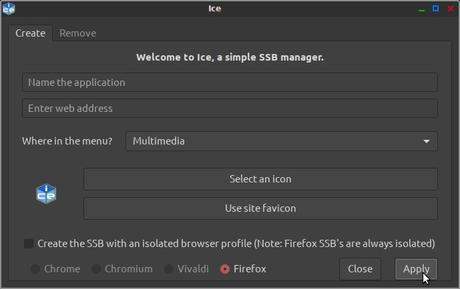 Cómo convertir aplicaciones web en aplicaciones de escritorio en Peppermint Linux