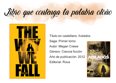 BookTag: BookTag: llegada otoño