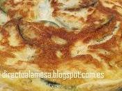 Tortilla calabacín queso azul