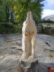 Andrés Mena, escultor de la madera viva