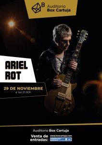 Ariel Rot en concierto en el Box Cartuja