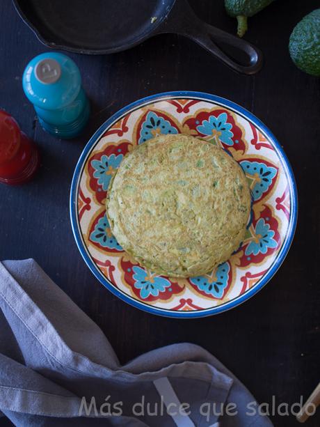 Tortilla de aguacate.