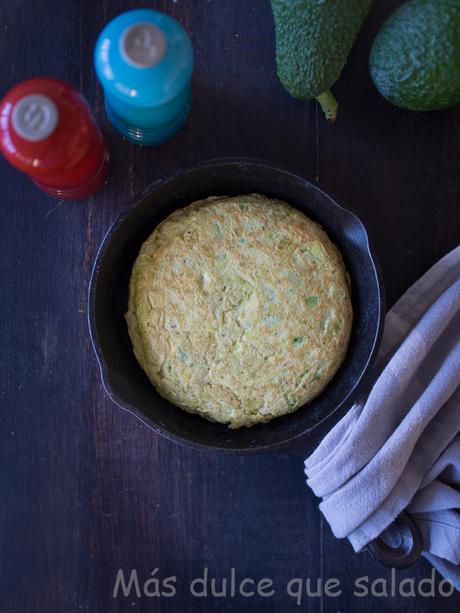 Tortilla de aguacate.