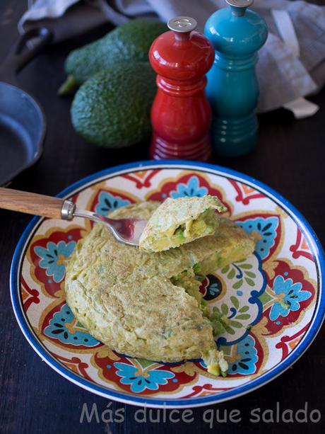 Tortilla de aguacate.