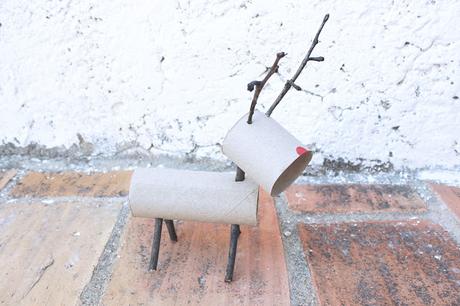 DIY: Renos de cartón reciclados