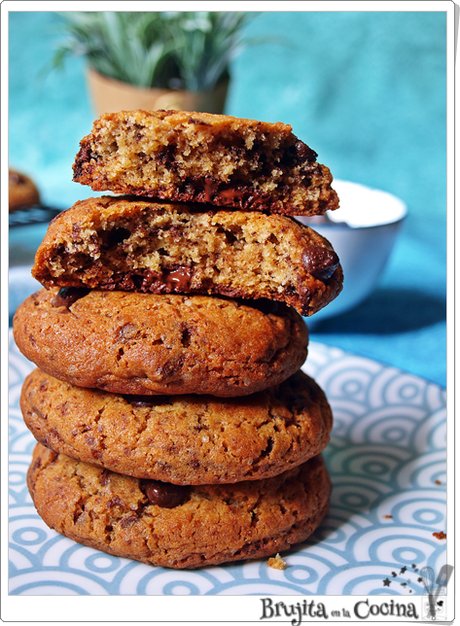 Galletas gorditas de chocolate