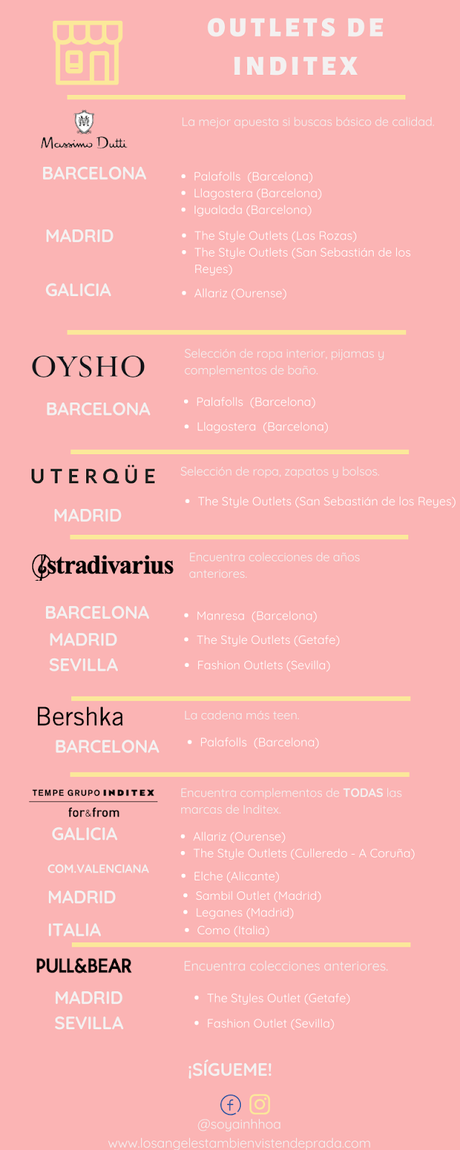 Los outlets de moda de Inditex donde encontrar zapatos y prendas súper rebajadas de Zara, Massimo Dutti, Oysho, Uterqüe, Stradivarius, Pull&Bear, Bershka y Tempe