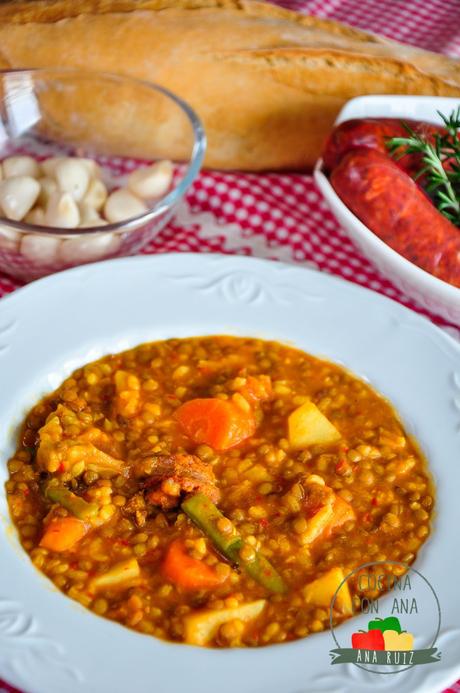 LENTEJAS CON ARROZ EN THERMOMIX Y TRADICIONAL LENTEJAS CON ARROZ EN THERMOMIX Y TRADICIONAL