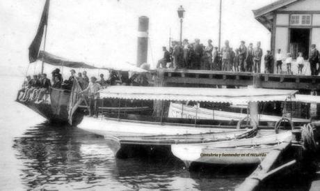 Antiguo Embarcadero de pasajeros en el Muelle de Calderón