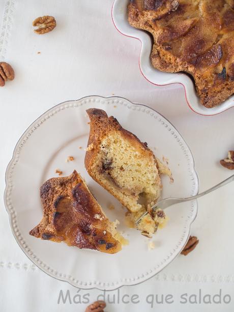 Tarta de manzana y nueces