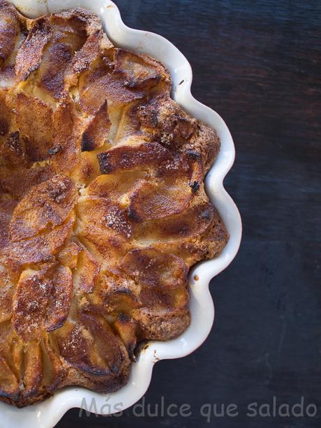 Tarta de manzana y nueces