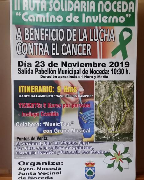 II Ruta solidaria Noceda ‘Camino de invierno’ a beneficio de la lucha contra el cáncer