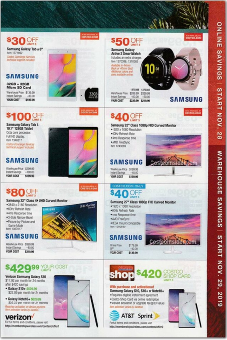 Folleto de ofertas Costco Black Friday 2019 (+ Qué vale la pena comprar) 💲📱 Costco viernes negro (15)