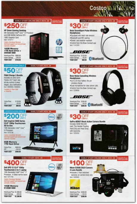 Folleto de ofertas Costco Black Friday 2019 (+ Qué vale la pena comprar) 💲📱 Costco viernes negro (27)