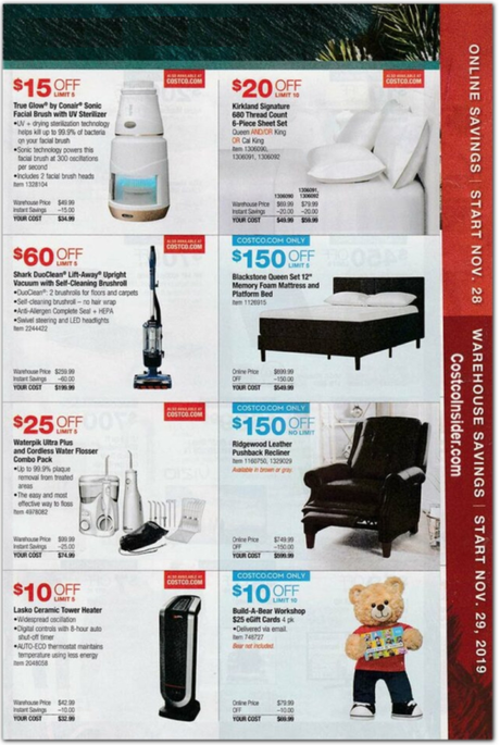 Folleto de ofertas Costco Black Friday 2019 (+ Qué vale la pena comprar) 💲📱 Costco viernes negro (23)