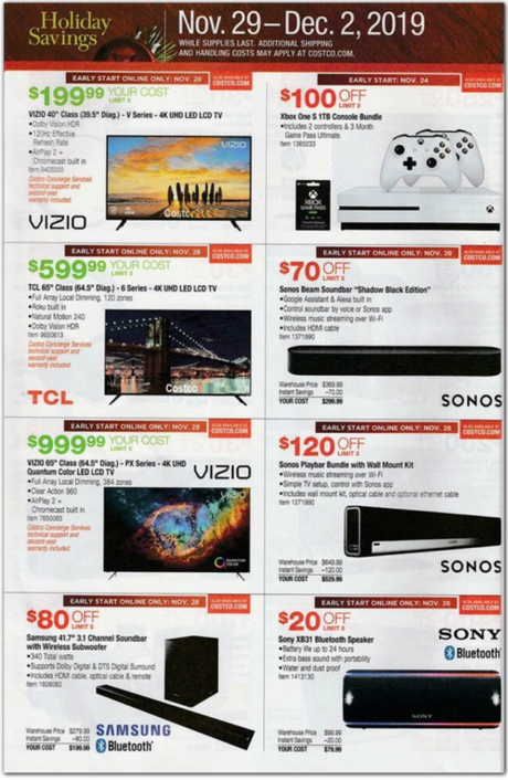 Folleto de ofertas Costco Black Friday 2019 (+ Qué vale la pena comprar) 💲📱 Costco viernes negro (28)