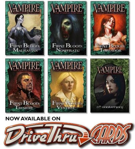 First Blood y 25 th Aniversary de VtES en Print-of-Demand