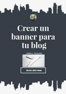 Cómo crear un banner para tu blog