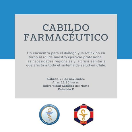 Cabildo Farmacéutico, Sábado 23 de Noviembre, Universidad Católica del Norte, Antofagasta Cabildo Farmacéutico, Sábado 23 de Noviembre, Universidad Católica del Norte, Antofagasta