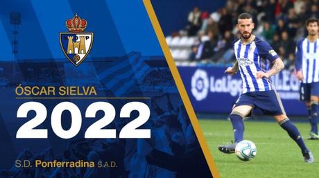 Óscar Sielva renueva con la SD Ponferradina hasta 2022