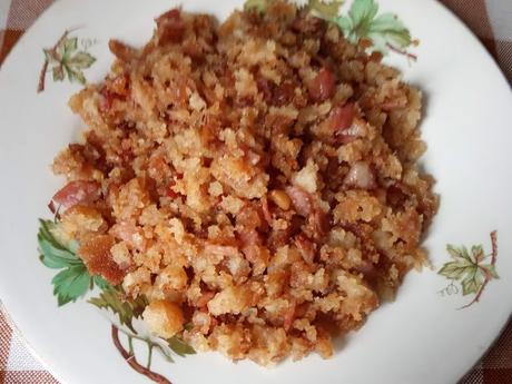 Migas de pan a mi manera Migas de pan a mi manera