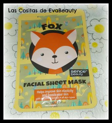 Macarilla facial tissú zorro Sence Beauty Mascarilla facial tissu zorro Sence Beauty