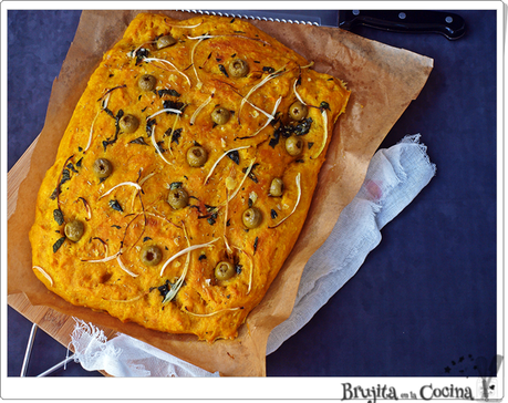 Focaccia de calabaza y cúrcuma Focaccia de calabaza y cúrcuma