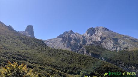 Picu Urriellu desde la subida a Pandébano desde Bulnes