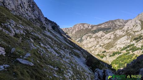 Inicio del Camino de la India d'Allende, Cabrales