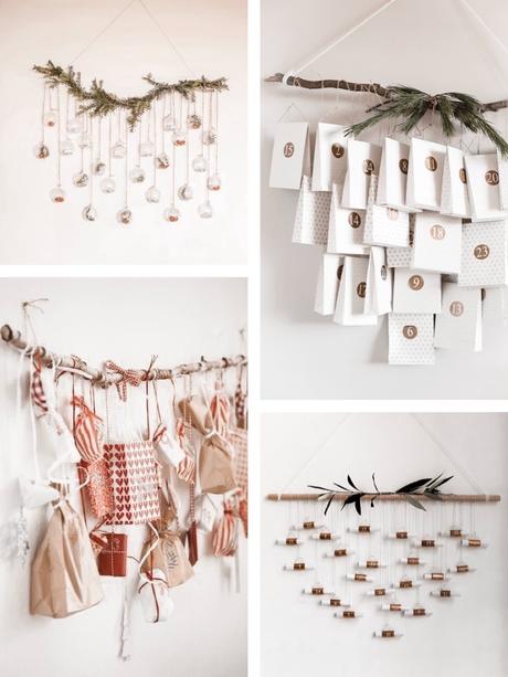 Ideas DIY calendario adviento - Navidad