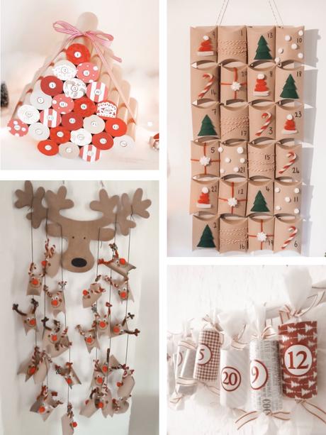 Ideas DIY calendario adviento - Navidad