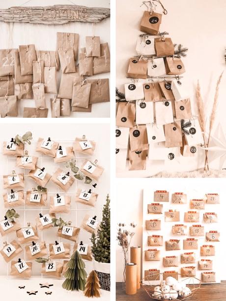 Ideas DIY calendario adviento - Navidad