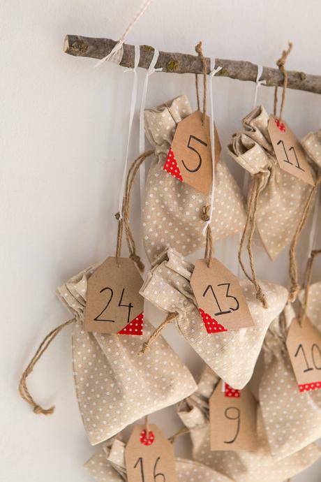 Ideas DIY calendario adviento - Navidad